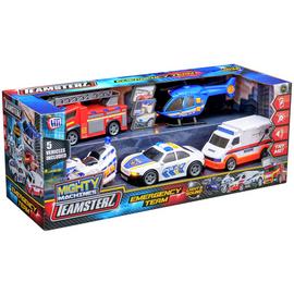 Teamsterz Light and Sound Emergency Team-Pack of 5
