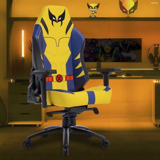 Buy X Rocker Onyx Gaming Chair Marvel Wolverine Gaming chairs