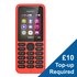 EE Nokia 130 Mobile Phone - Red