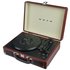 Bush Classic Retro Portable Case Record Player - Brown