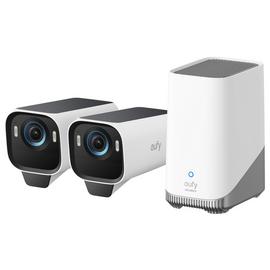 eufyCam S3 Pro 4K Security Camera (2-Pack) and HomeBase 3