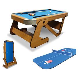 Riley Folding Pool Table and Table Tennis - 6ft 6in