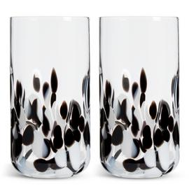 Habitat Confetti Set of 2 Hi Ball Glasses