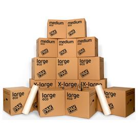 StorePAK Eco Moving House Cardboard Storage Boxes- Set of 15
