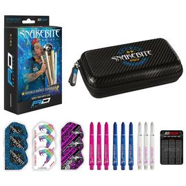 Red Dragon Peter Wright Snakebite Darts Case and Accessories