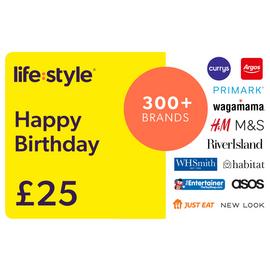 Lifestyle Happy Birthday GBP Gift Card