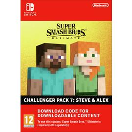 Super Smash Bros Ultimate Challenger Pack 7 Steve & Alex DLC