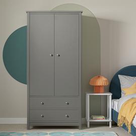 Habitat Brooklyn 2 Door 2 Drawer Wardrobe