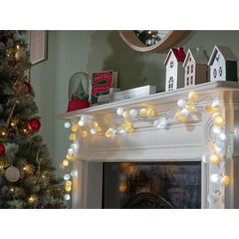 Argos Home 50 Warm White LED Snowball Lights