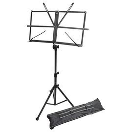 RockJam RJMUS01-BK Folding Music Stand