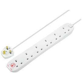 Masterplug 6 Socket 5m Surge Protected Extension Lead