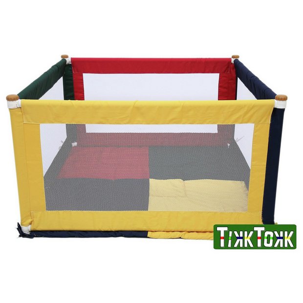 Buy Liberty House Toys TikkTokk Fabric Playpen Square/Colour at Argos