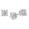 Revere 9ct White Gold 0.50ct tw Diamond Solitaire Earrings
