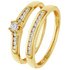 Revere 9ct Gold 0.25ct tw Diamond Bridal Ring Set