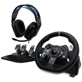 Logitech G920 Steering Wheel + G335 Headset Bundle Xbox & PC