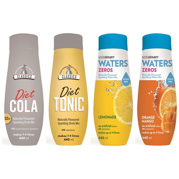 Buy SodaStream Sodamix 4 Pack Mixers Mixed Flavours at Argos.co.uk