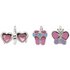Link Up Pink Butterfly Summer CharmsSet of 3