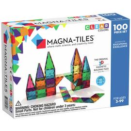 MAGNA-TILES Clear 100 Pieces Set Magnetic Toy