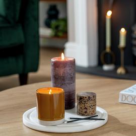 Habitat Small Ceramic Candle - Geranium & Basil