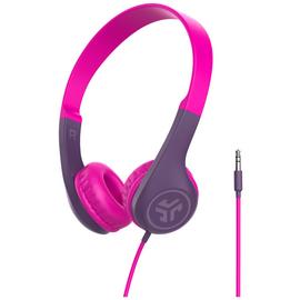 JLab JBuddies Pop Kids Wired On Ear Headphones - Pink