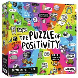 Puzzle of Positivity 1000 Pieces Jigsaw Puzzle