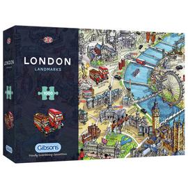 London Landmarks 1000 Pieces Jigsaw Puzzle