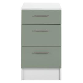 Argos Home Athina 500mm Fitted Kitchen 3 Drawer Unit - Green