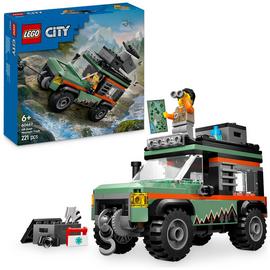 LEGO City Off-Road 4x4 Mountain Truck, Toy Vehicle Set 60447