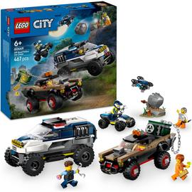 LEGO City Off-Road Police Car Chase, Building Toy Set 60449