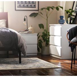 Argos Home Jenson 3 Drawer Chest - Matte White