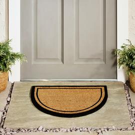 Argos Home Border Half Moon Doormat- 40x60cm