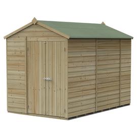 Forest Beckwood Shiplap Windowless Apex Shed - 10 x 6ft