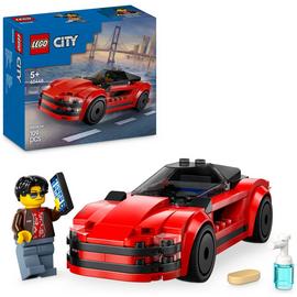 LEGO City Red Sports Car, Toy Supercar Vehicle Set 60448