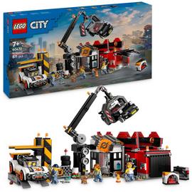 LEGO City Scrapyard with Cars, Building Toy Set 60472