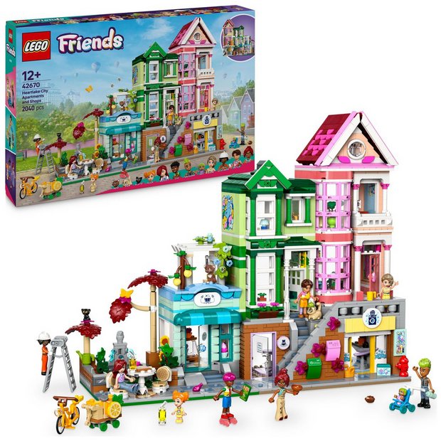Buy LEGO Friends Heartlake City Apartments and Shops Set 42670