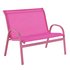 Argos Home Kids 2 Seater Metal Garden Bench - Pink