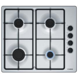 Bosch PBP6B5B60 Cast Iron Support Gas Hob - Stainless Steel