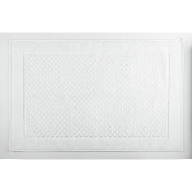 Buy Collection Hotel Style Bath Mat White at Argos.co.uk Your Online Shop for Bath mats