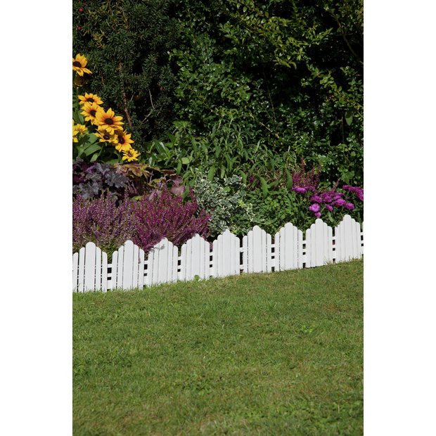 Buy White Plastic Lawn Edging Pack of 8 at Argos.co.uk Your Online