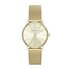 Armani Exchange Ladies Lola Gold Mesh Strap Watch