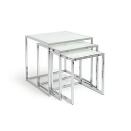 Argos Home Boutique Nest of 3 Tables - Marble Effect