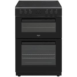 Bush CTFS60DBLECB 60cm Double Oven Electric Cooker - Black