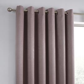 Fusion Strata Dim Out Woven Eyelet Curtains