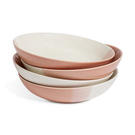 Habitat Dipped Stoneware Set of 4 Pasta Bowls