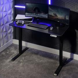 X Rocker Ascend Electric Height Adjustable Gaming Desk-Black