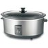 Morphy Richards 6.5L Slow Cooker - Stainless Steel