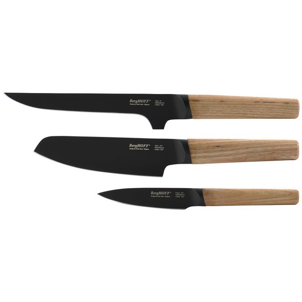 Buy BergHOFF Ron Ash Handle 3 Piece Knife Set at Argos.co.uk Your