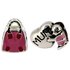 Miss Glitter S.Silver Kids Enamel Pink Mum and Bag Charms.