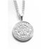 Silver Plated Leicester City Pendant and Chain
