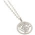 Silver Plated Man City Pendant and Chain